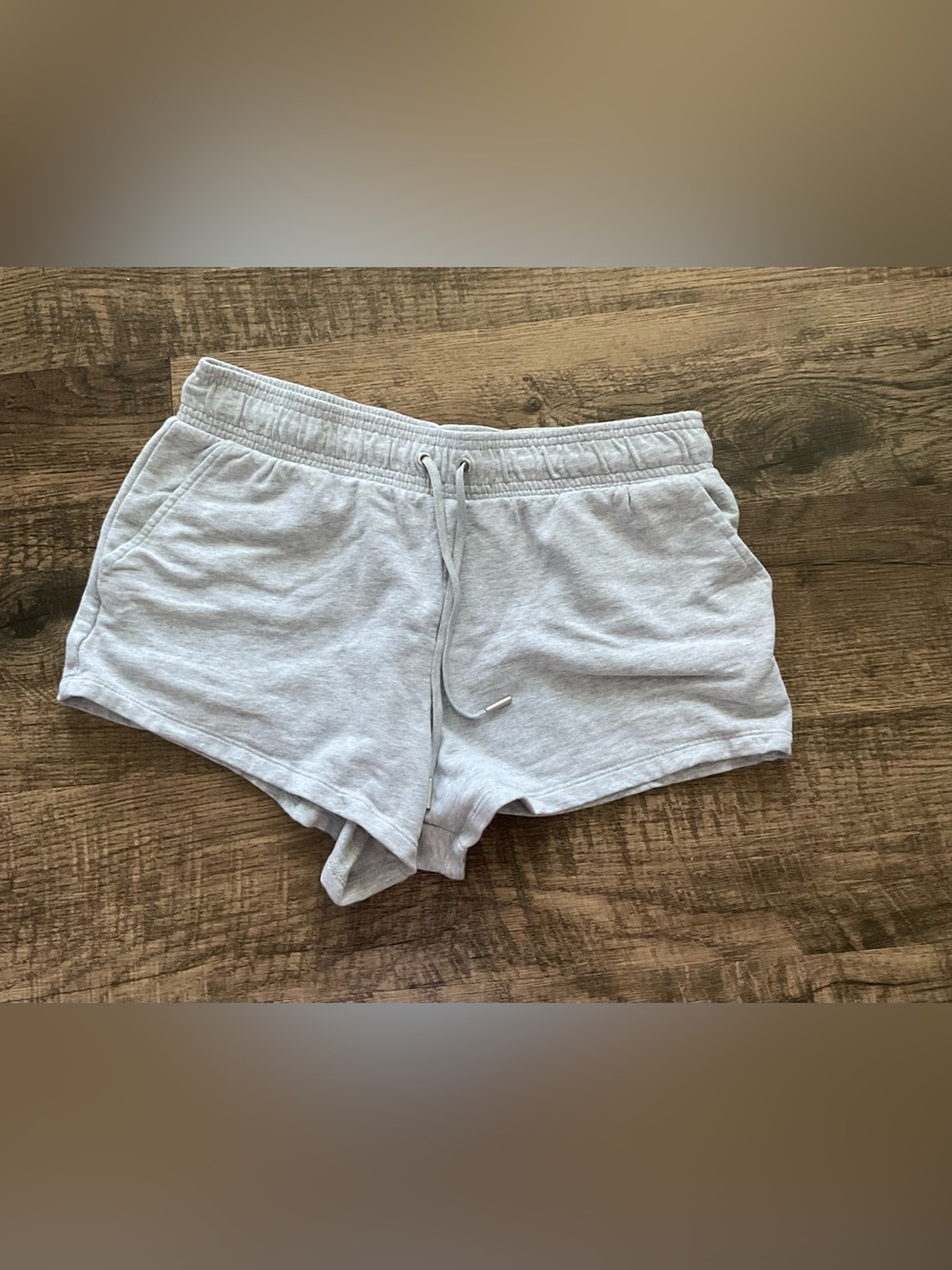 Auden Light Gray Drawstring Lounge Shorts